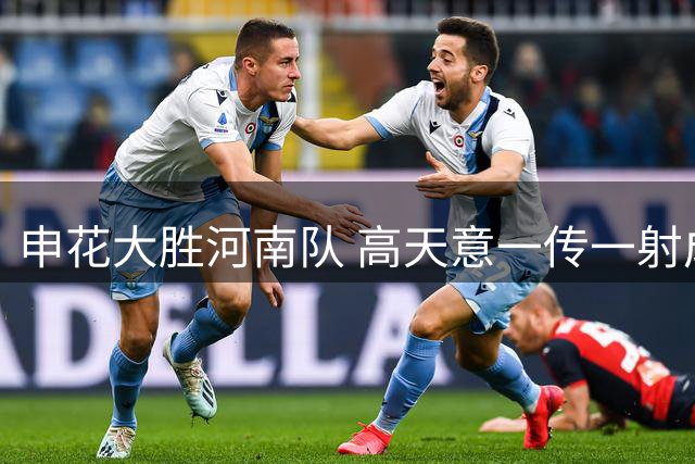 申花大胜河南队 高天意一传一射成关键